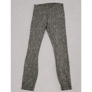 Lululemon Tights Womens 6 Wunder‎ Train High-Rise 25" Green Camo Print